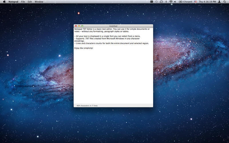 Notepad Editor For Mac